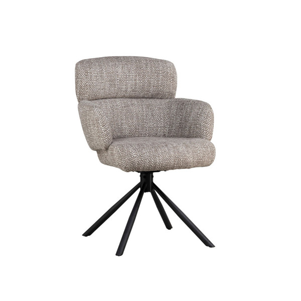 Tavi Swivel Dining Chair Taupe
